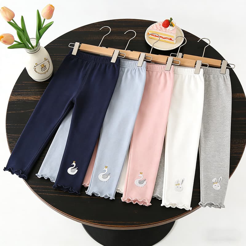 Girls' Leggings for Outer Wear 2026 Spring/Autumn Thin Style Baby Toddler Kids Long Pants Summer Thin Style