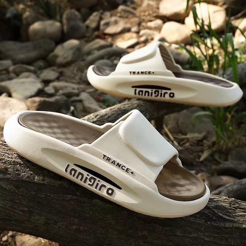 Summer Cloud-Like Slippers for Men, Indoor Home Bathroom Thick Sole Non-Slip, Couples Casual Slippers for Women, Home Use Wholesale