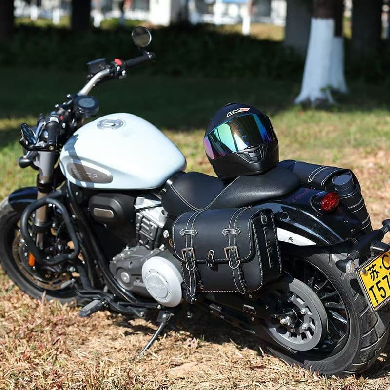 Universal Retro Side Bag for Electric Motorcycle and Motorcycle Modification, Saddlebag, Side Bag, Rider Bag, Waterproof Hanging Bag