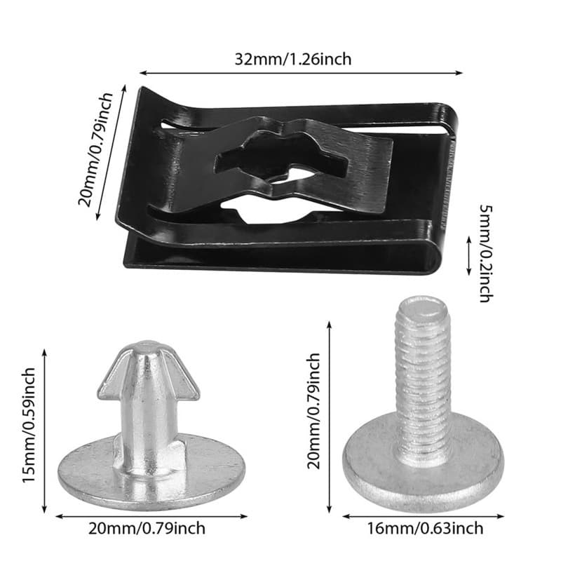 Suitable for Honda CR-V Civic Lingpai Oil Pan Guard Plate Gasket Aluminum Plate Nail Screw 90674-TY2-A01 90