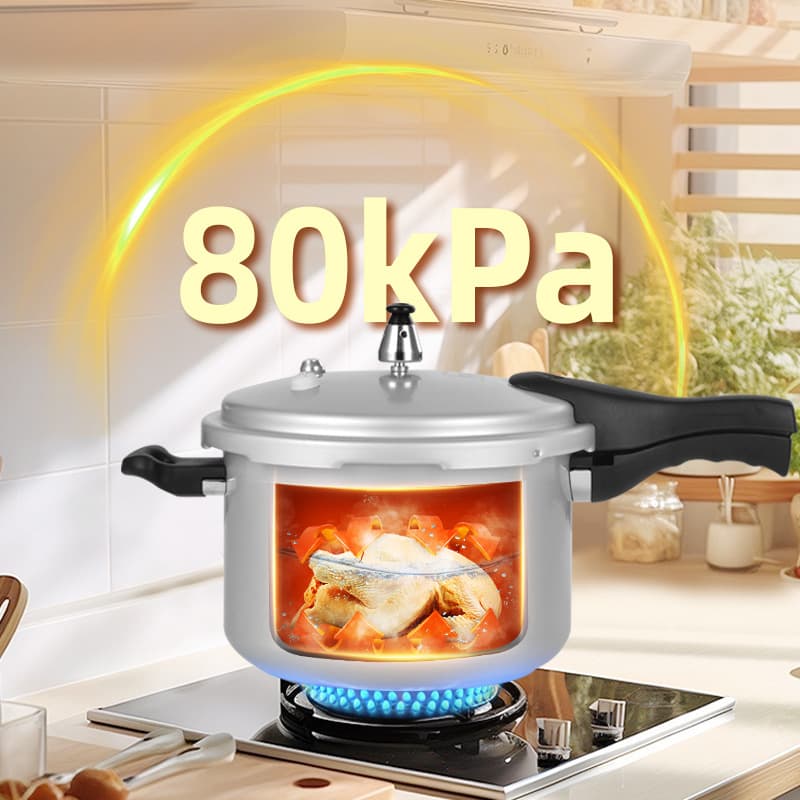 Manufacturer direct sales Shuangxi high-pressure cooker for home use, explosion-proof mini induction and gas compatible small pressure cooker.