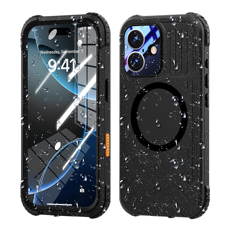 Red Pepper CC Series Wireless Charger MagSafe Magnetic Waterproof Phone Case Full Coverage Protective Cover for Apple 17