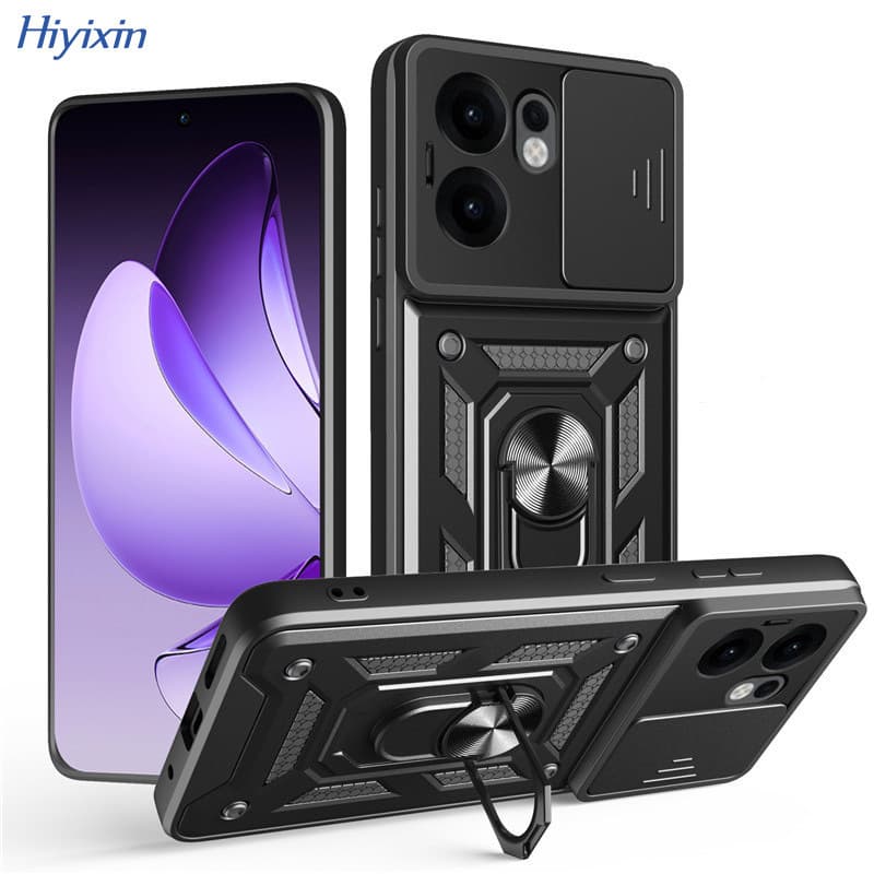 Compatible with OPPO F31 Pro Slide Window Phone Case Realme 16 Pro 2-in-1 Armor Protective Cover