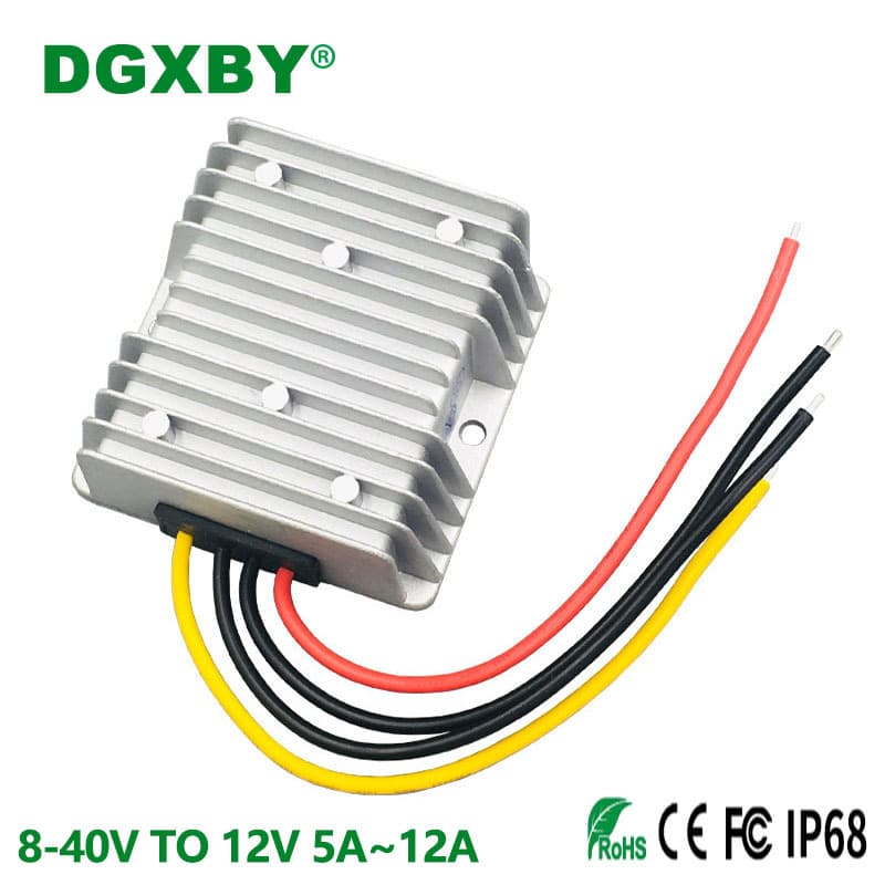 Automatic Step-Up/Step-Down Power Supply 8-40V to 12V Car Stabilizer DC-DC Conversion Module 24V to 12V Voltage Regulator