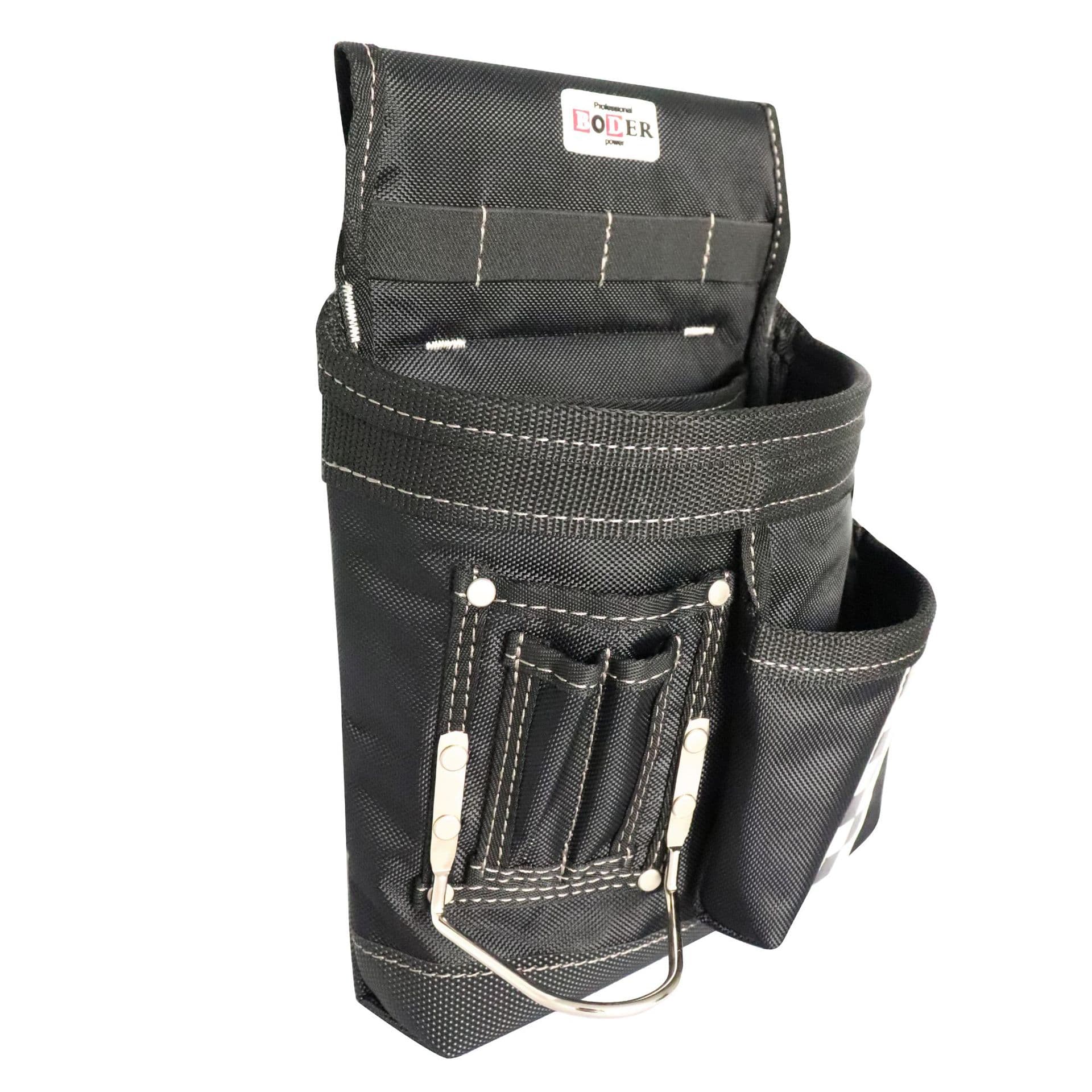 BODER Multi-Function Tool Waist Bag Factory Maintenance Storage Bag 1680D Double-Layer Oxford Cloth Anti-Wear Tool Bag