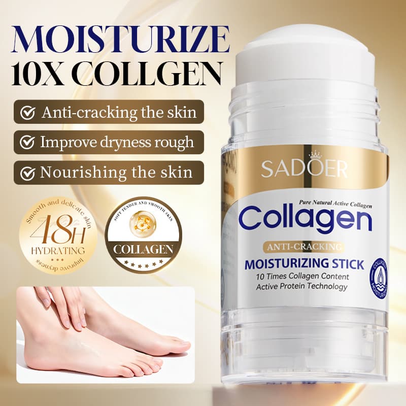Cross-border Factory Collagen Hand and Foot Anti-Dryness Cracked Skin Moisturizing Stick 40g SADOER Moisturizing and Nourishing Foreign Trade Processing