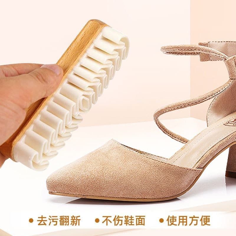 Suede Shoe Brush Nubuck Cleaner Brush for Napped Leather Eraser Soft Bristle Suede Rubber Shoe Cleaning Brush Shoe Brush Deerskin