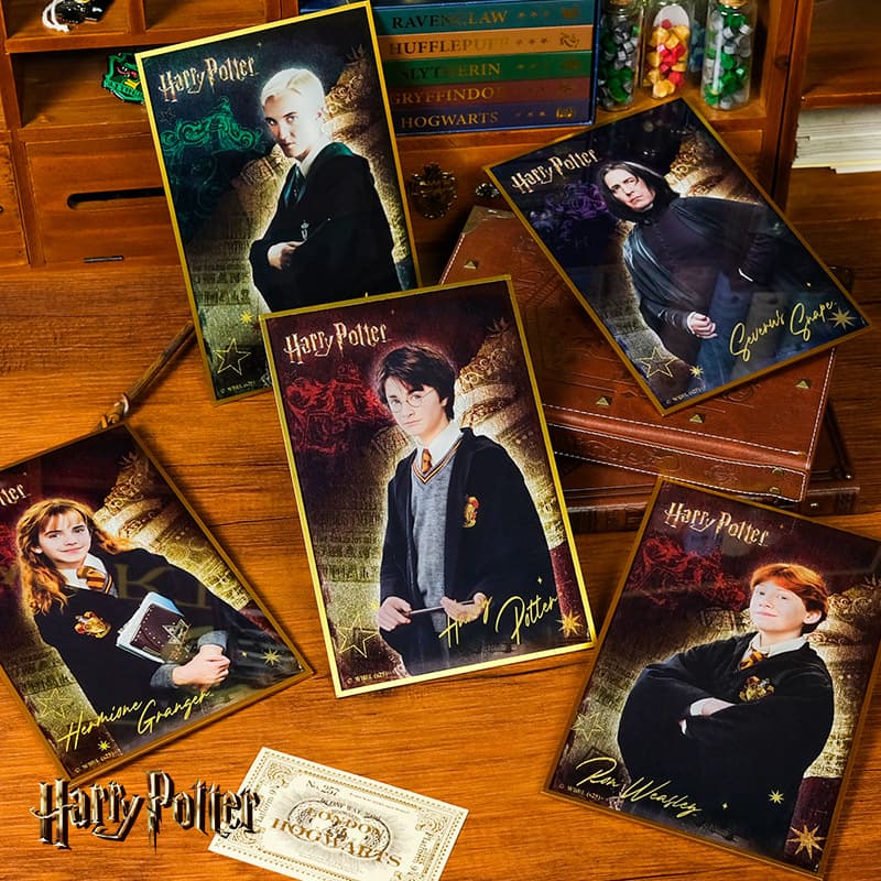 Officially Licensed Harry Potter Series Colored Paper Blind Box Large Size with Framed Artwork Harry Malfoy Photo Frame