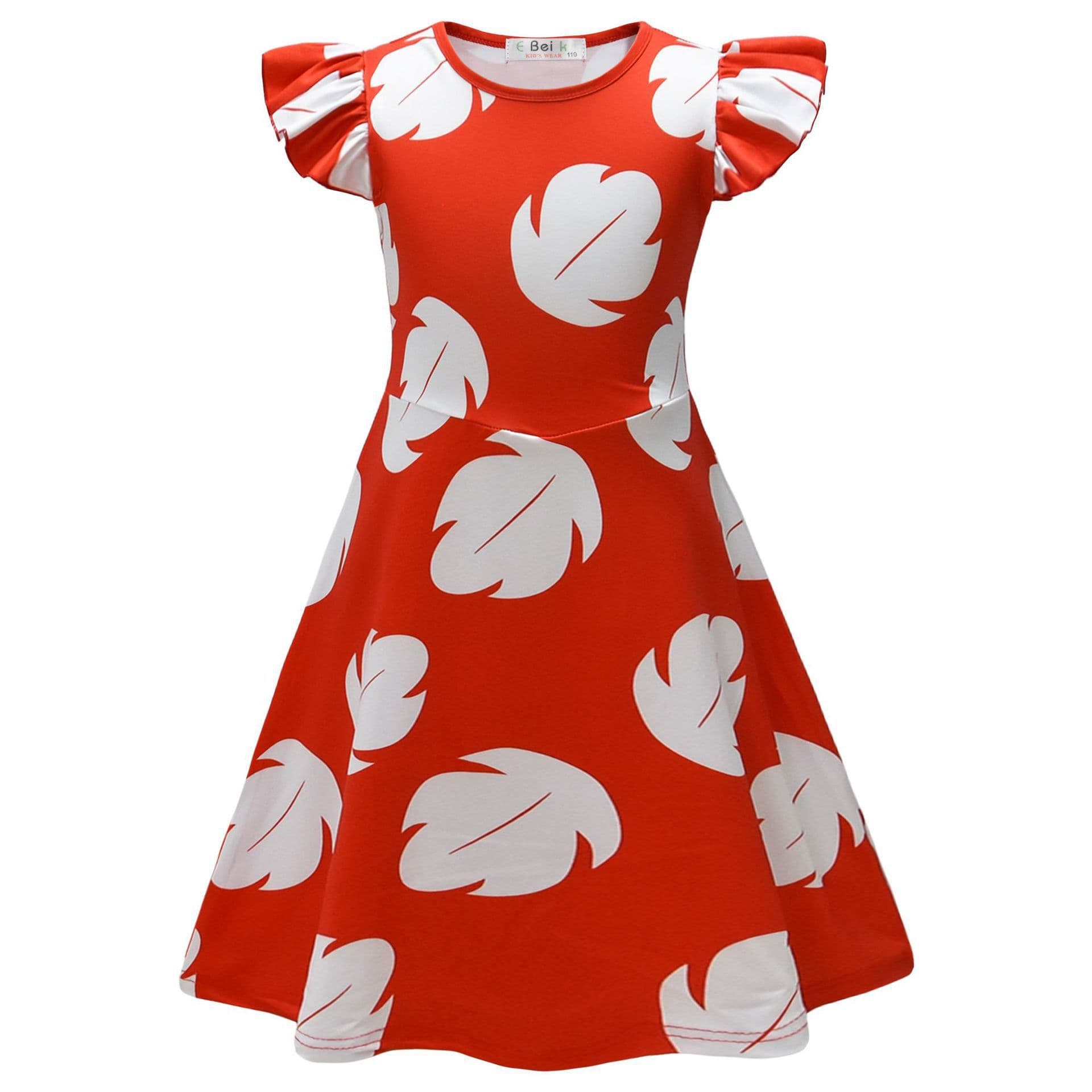 Spot goods! Lilo and Lolita lilo girls skirt girls flying sleeve dress s2606