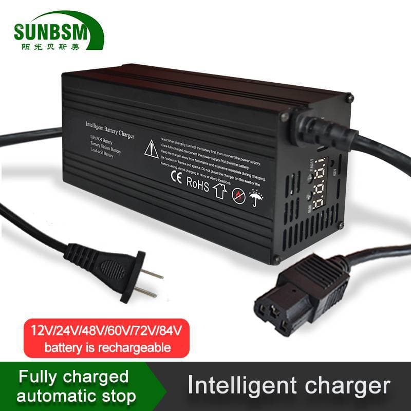 Two-Wheel, Three-Wheel, Four-Wheel Electric Vehicle Charger 48V60V72V84V for Lead-Acid and Lithium Batteries Charger