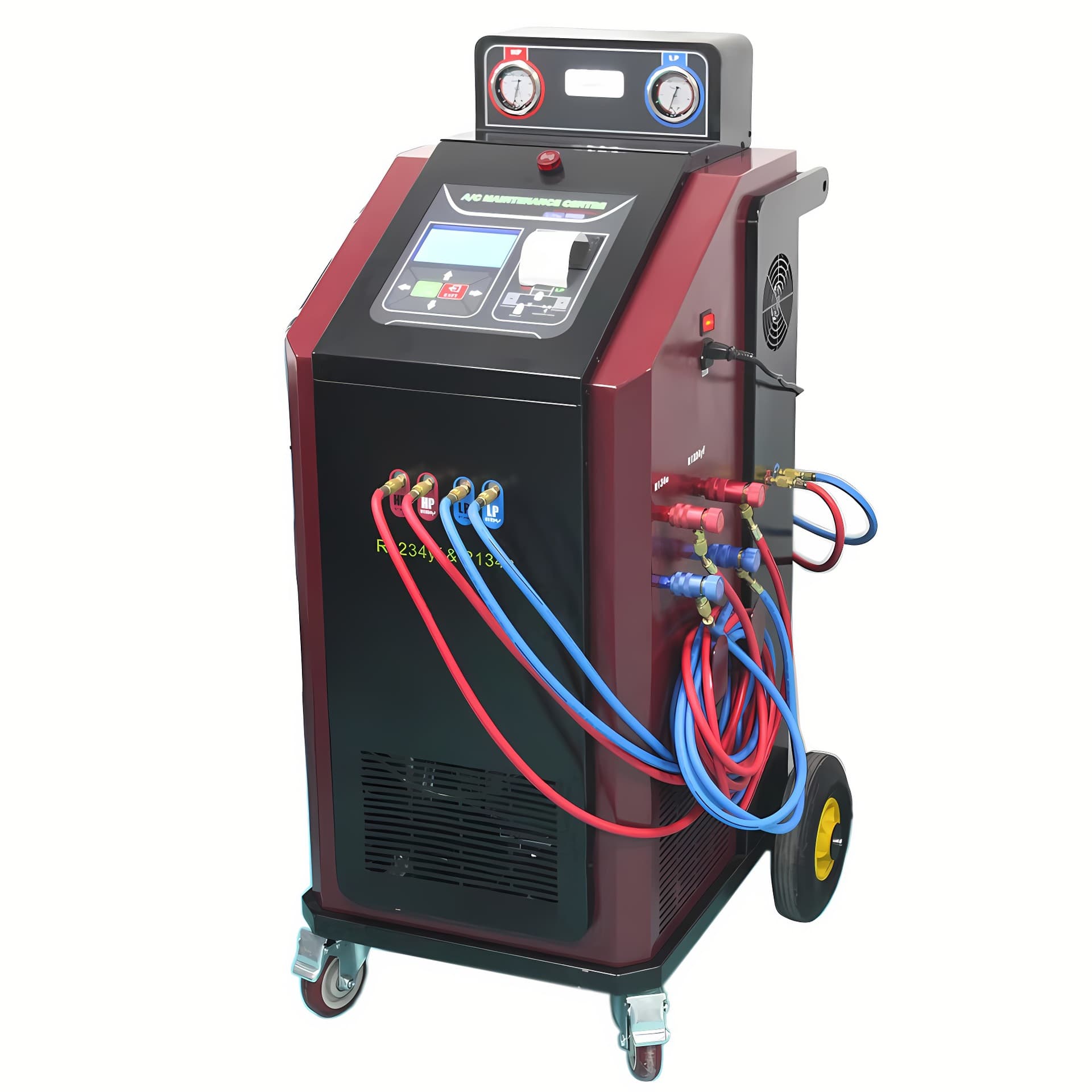 Xingka AC200 Refrigerant Recovery and Recharging Machine Dual System Refrigerant Charging Machine R134a Charging Machine 1234yf