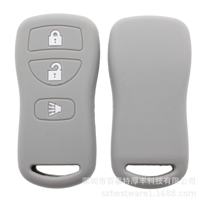 In Stock Car Key Case Cover for Nissan Straight 3-Button Models: Sylphy, Livina, Tiida, Yida, Paladin