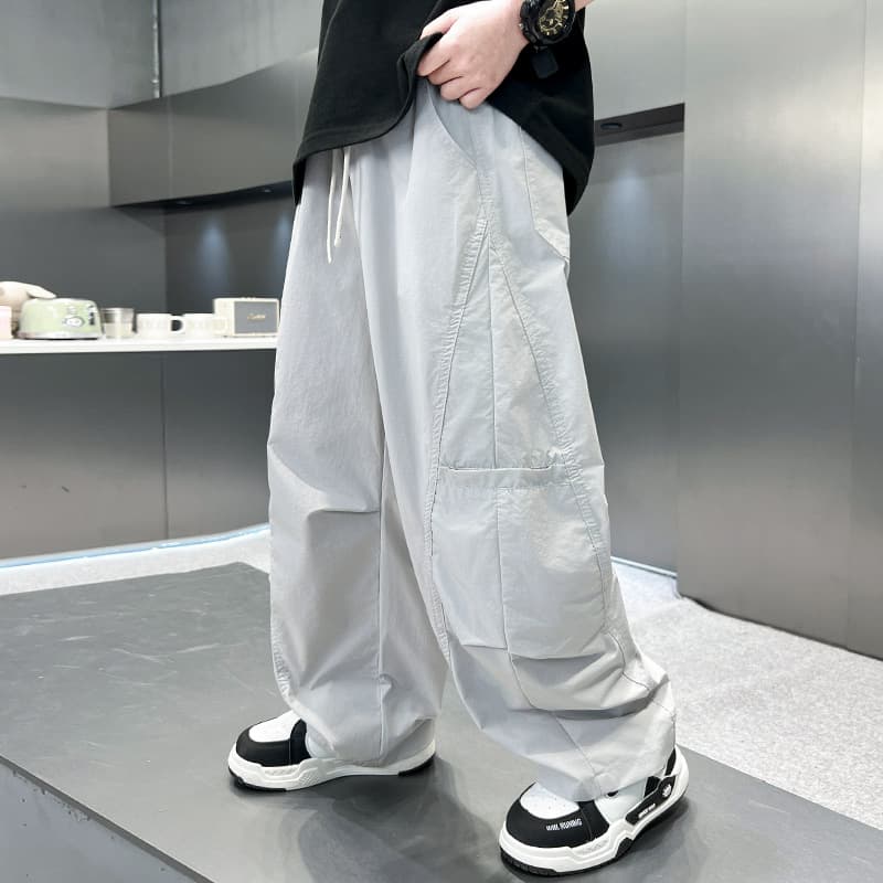 Kids Boys Summer Work Pants Mosquito-Proof Pants 2026 New Style Long Pants Summer Style for Big and Medium Boys Trendy