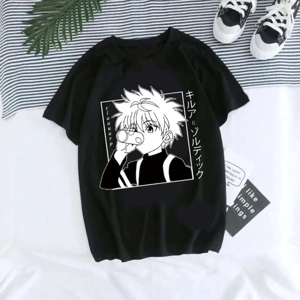Anime Hunter X Hunter T-Shirt Japan Manga Hisoka Killua Zold