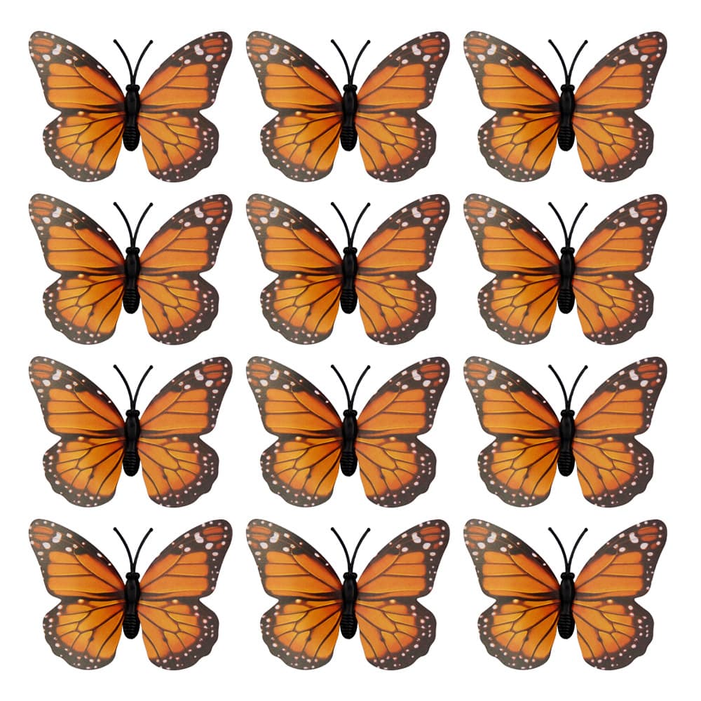 7CM Single Realistic Butterfly Ornament Accessory, 3D Home Decor Scene Setting Prop, Decorative Craft