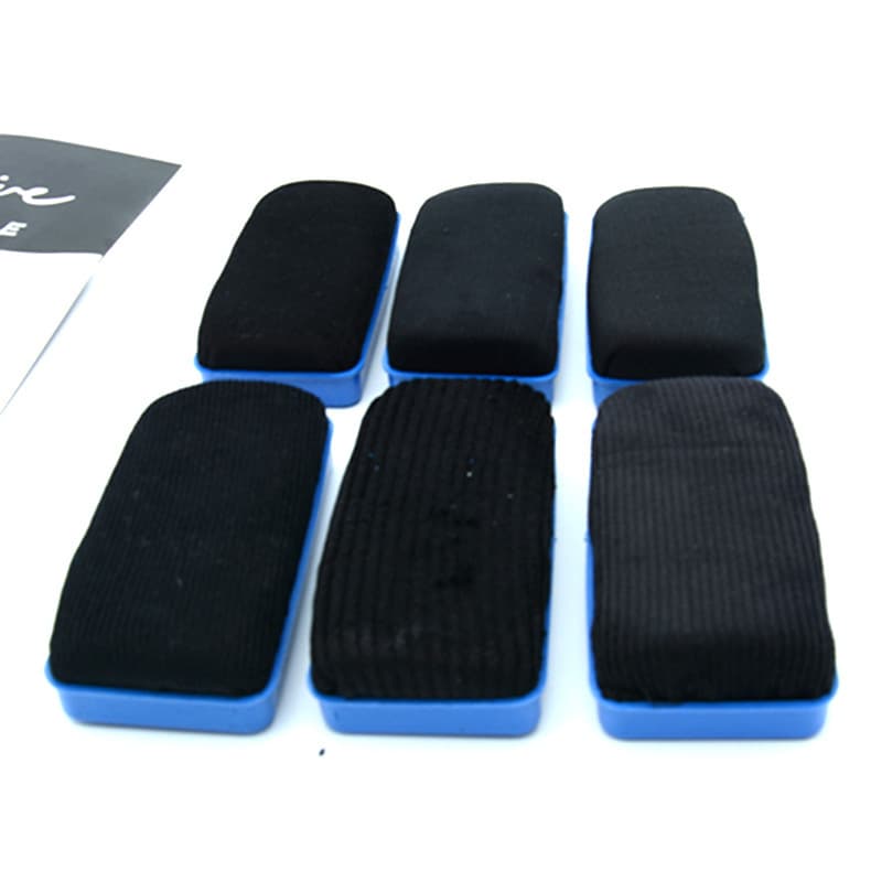 Wholesale Blue Shell Black Cloth OPP Medium Pack Board Eraser Office Stationery Creative Magnetic Blackboard Eraser Whiteboard Eraser Chalk Eraser