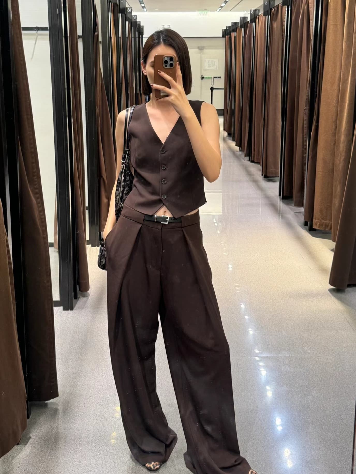 Foreign Trade Wholesale Za Series Elegant High-Waist Slim Casual Pants Wide-Leg Long Pants 4661505 2010702