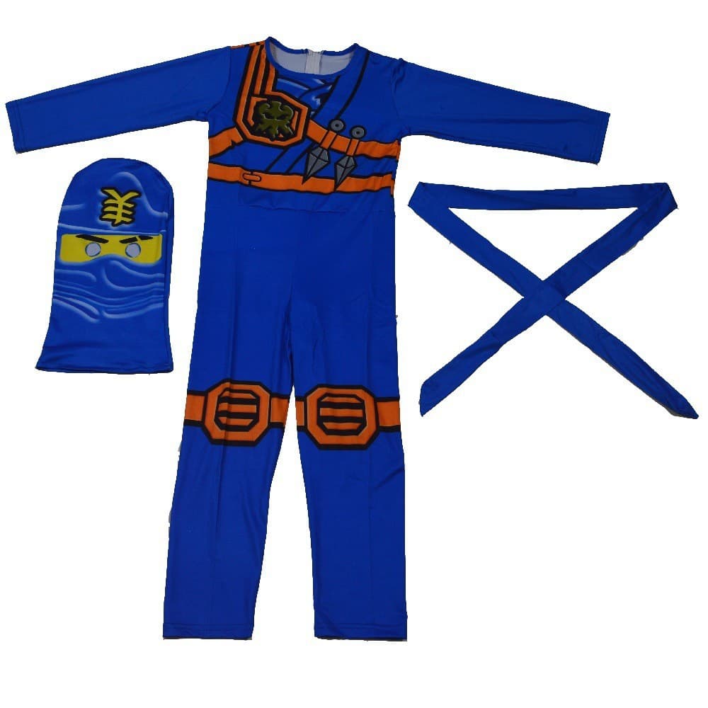 LEGO NINJAGO Kids Anime Costume Cosplay Halloween Ninja Outfit