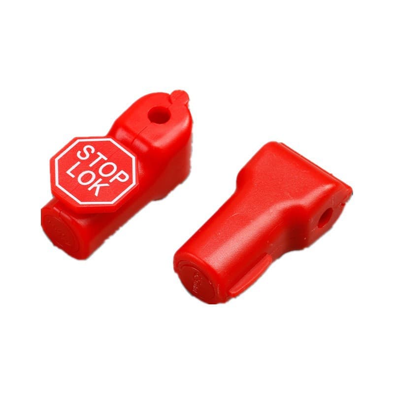 STOPLOCK Supermarket Shelf Anti-Theft Locks, Small Red Locks, Mobile Accessory Shelf Hook Locks, Anti-Return Lock Processing
