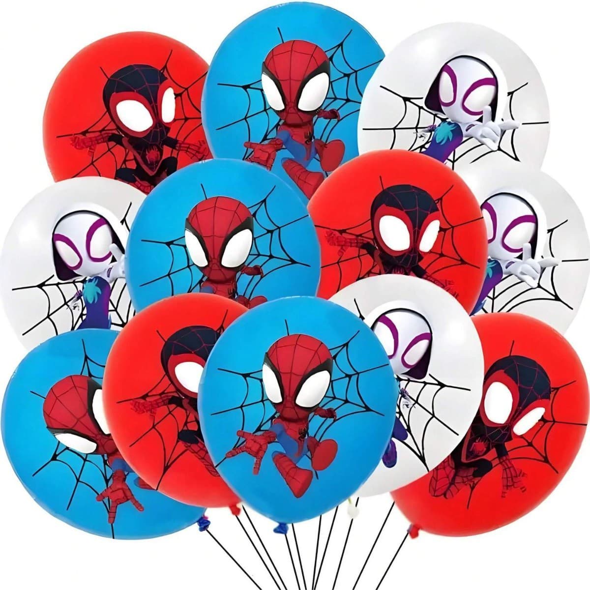 New Avengers Spider-Man Foil Balloon Spider-Man Theme Kids Birthday Anniversary Blue Red White Wholesale