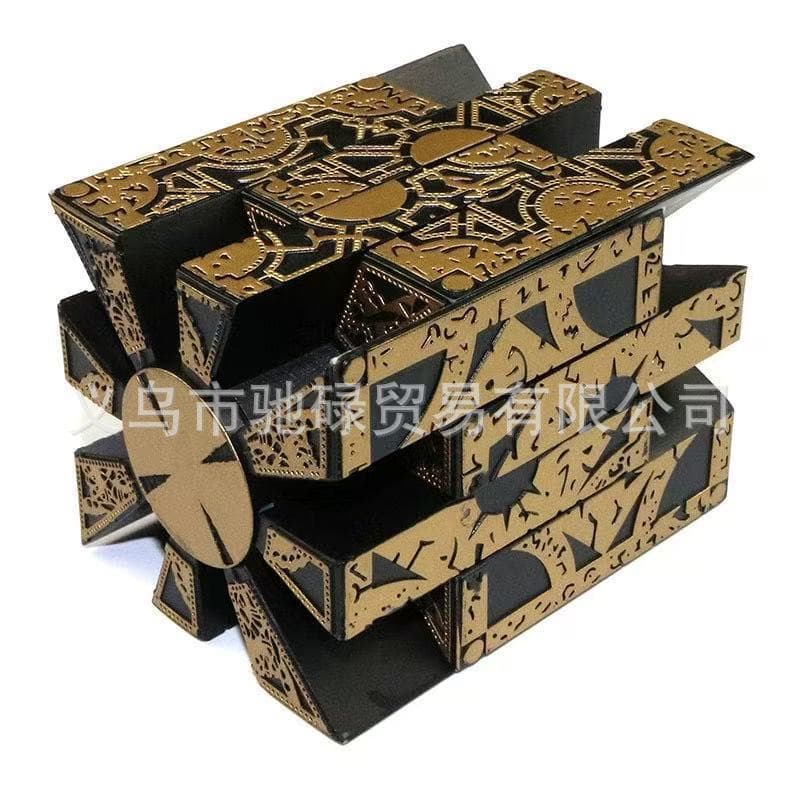 Cross-border Lock Puzzle Box Hell Magic Box Figure Ramon's Magic Cube Removable Rubik's Cube with Base