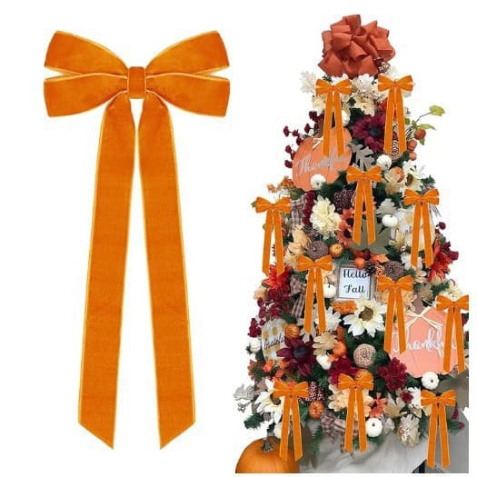 Cross-border Small Pink Velvet Bow Christmas Tree Home Decoration for Etiquette Room Birthday Party Door Wedding
