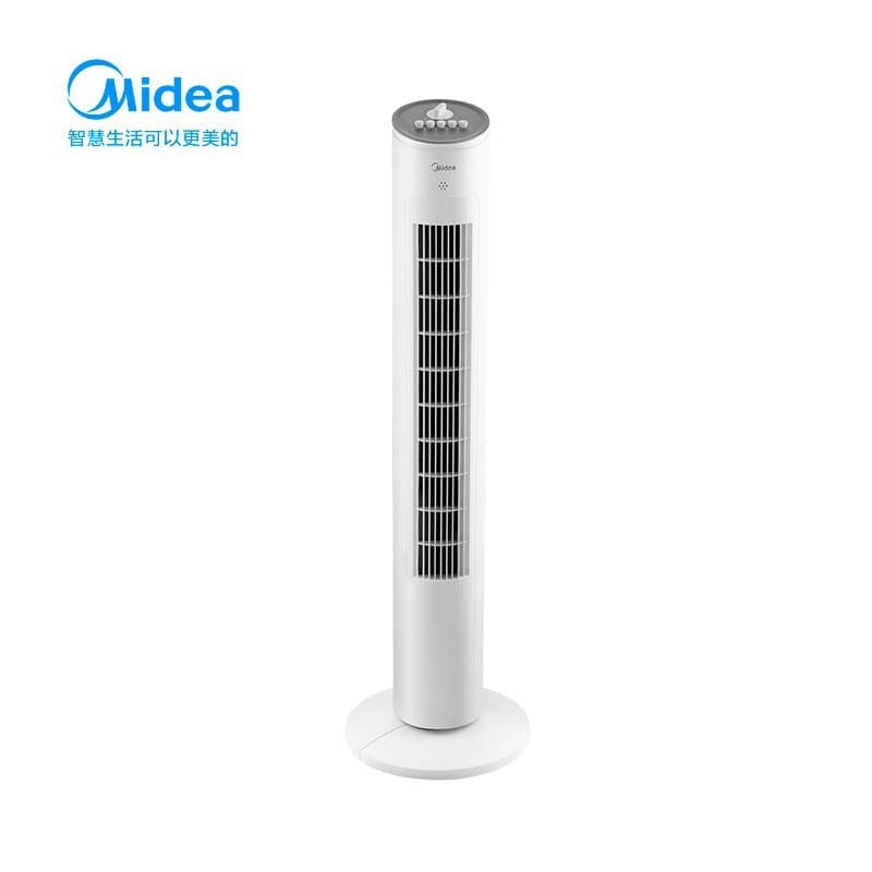 Midea Tower Fan, Bladeless Fan, Floor Fan, Timer, Quiet Standing Oscillating Fan ZAF09MA