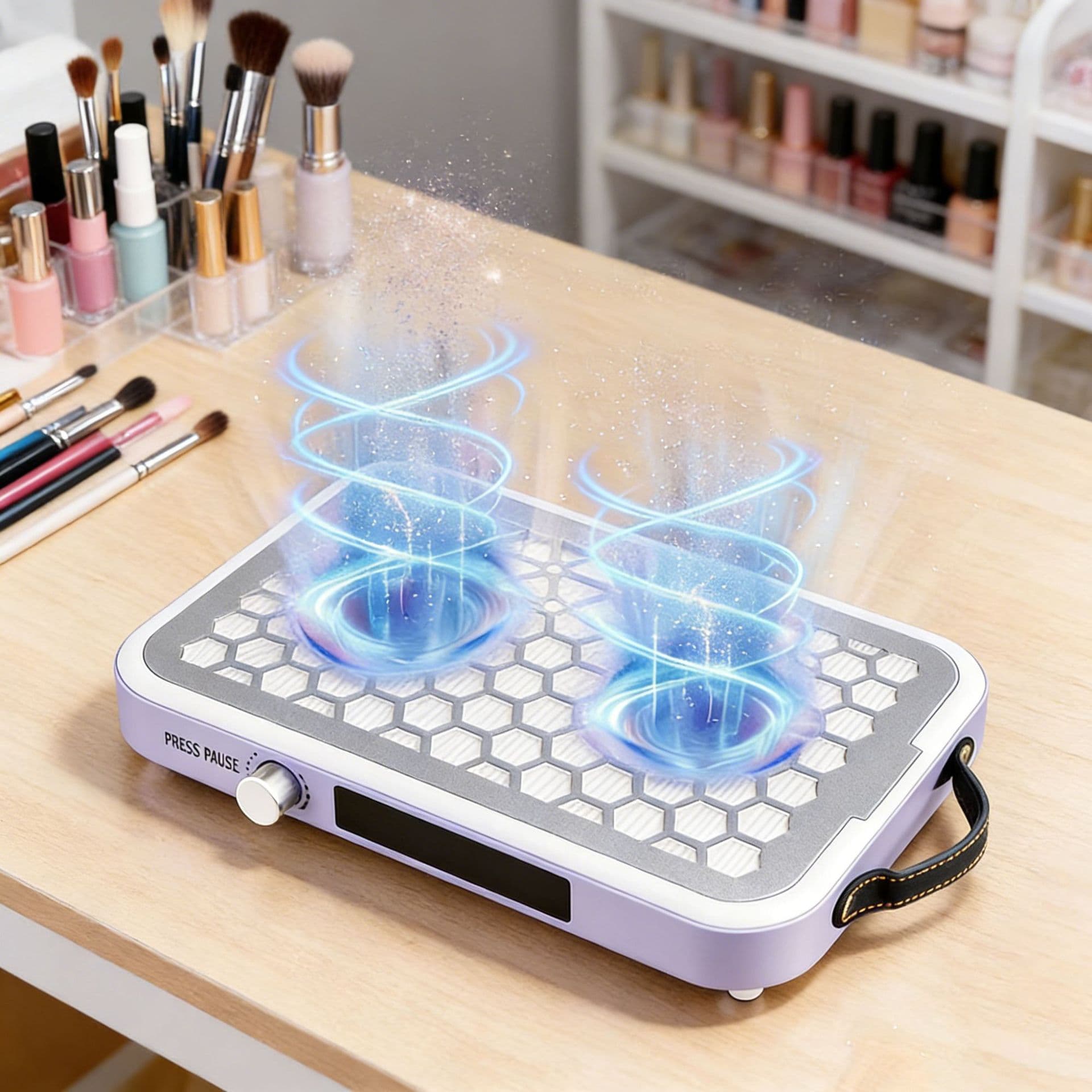 Nail Dust Collector New Large Suction Nail Dust Collector for Nail Salons