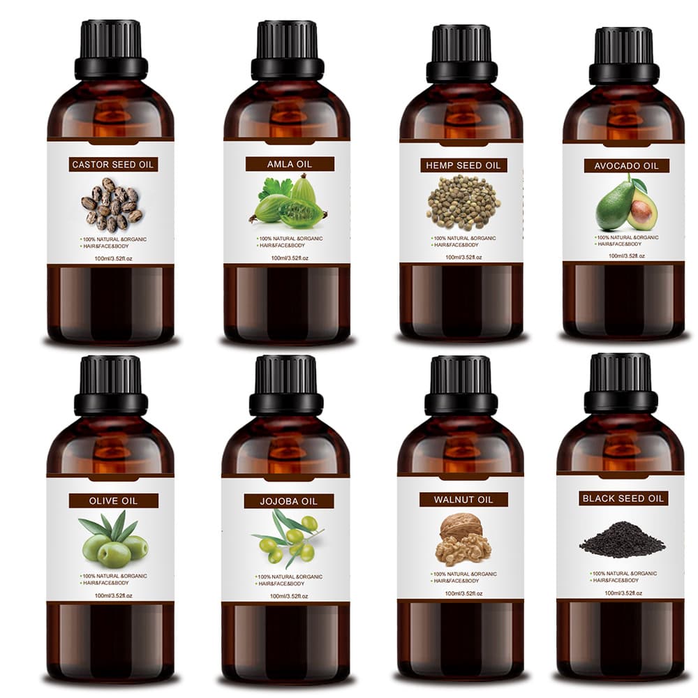 Factory Wholesale Castor Oil Jojoba Base Oil 100ml Single Plant Essential Oil Base Oil Cross-Border Supply