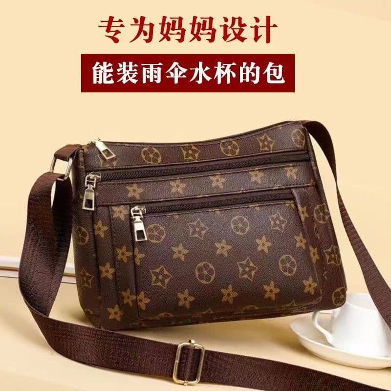 Premium Women's Bag Mother's Bag 2024 New Large Capacity Senior Lady Shoulder Crossbody Bag Mother-in-law Bag