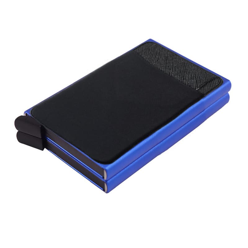 Double Layer RFID Metal Credit Card Holder Smart Wallet for Men Card Case Bank Card Box Money Clip Men Vintage