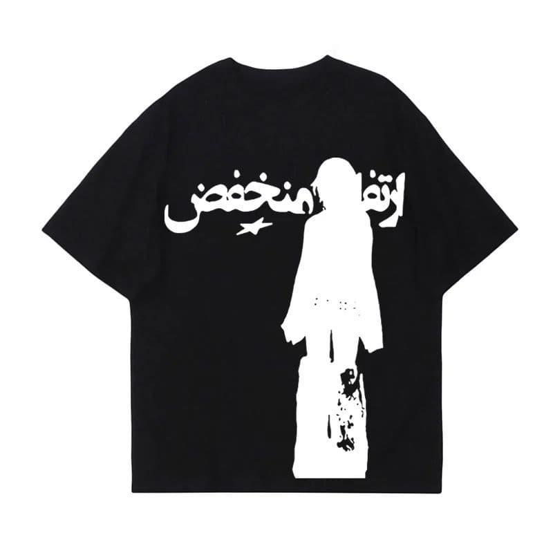 Maiden Retro Y2K Man Goth Set Emo T-Shirt Woman Print Daily