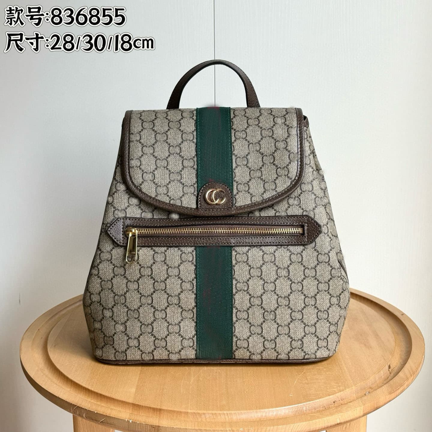 Retro Monogram Webbing Backpack for Women Flap Print Commuter Backpack Large Capacity Casual Handbag and Backpack