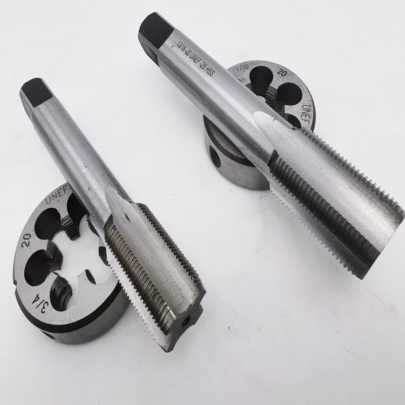 American Standard Tap and Die Set, High Speed Steel W6542, Tap + Die Set 3/4 UN UNC UNS UNEF