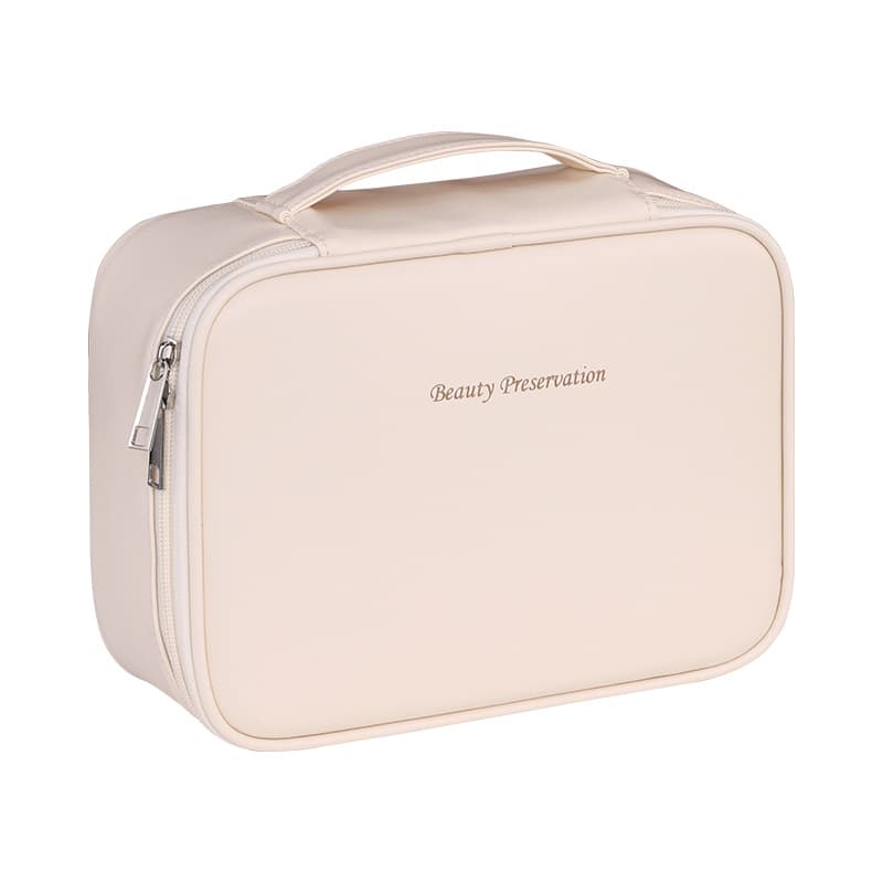 Cross-border Hot-selling Customizable Split Makeup Bag Large Capacity Premium Multi-functional Cosmetic Storage Bag Niche Design