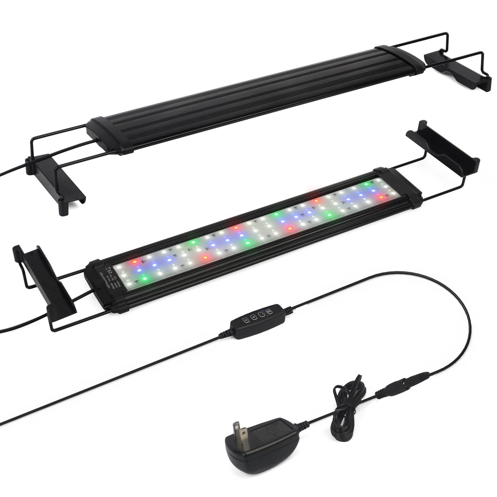 Aquarium Light Cross-border Full Spectrum High Brightness Timer Bracket Light Plant Growth Light Aquarium Plant Light Color Enhancing Plant Light