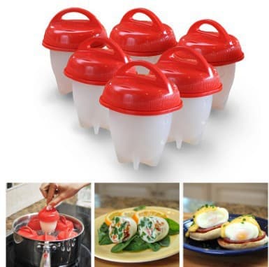 TV New Release Non-stick Silicone Egg Cups for Cooking Egg Cooker, Kitchen Tool for Steaming Eggs