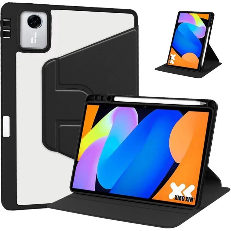 Suitable for Lenovo Xiaoxin Pad11 2025 Tablet Protective Case Lenovo Tab M11 Rotating Transparent Shell Leather Case
