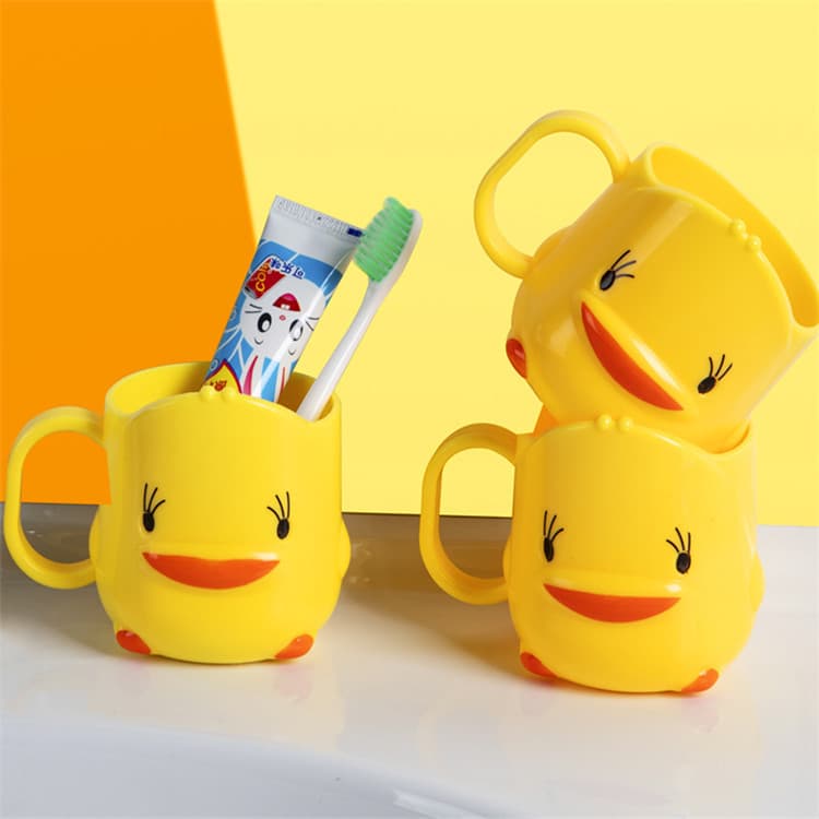 Thickened Cute Duckling Children's Creative Cartoon Water Cup, Toothbrushing and Washing Cup, Novelty Gift