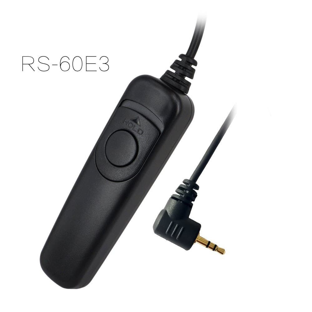 RS-60E3 Shutter Release Cable for Canon 200D, 800D, M5, M6, 80D, 77D, 70D, 60D, 1200D, 100D