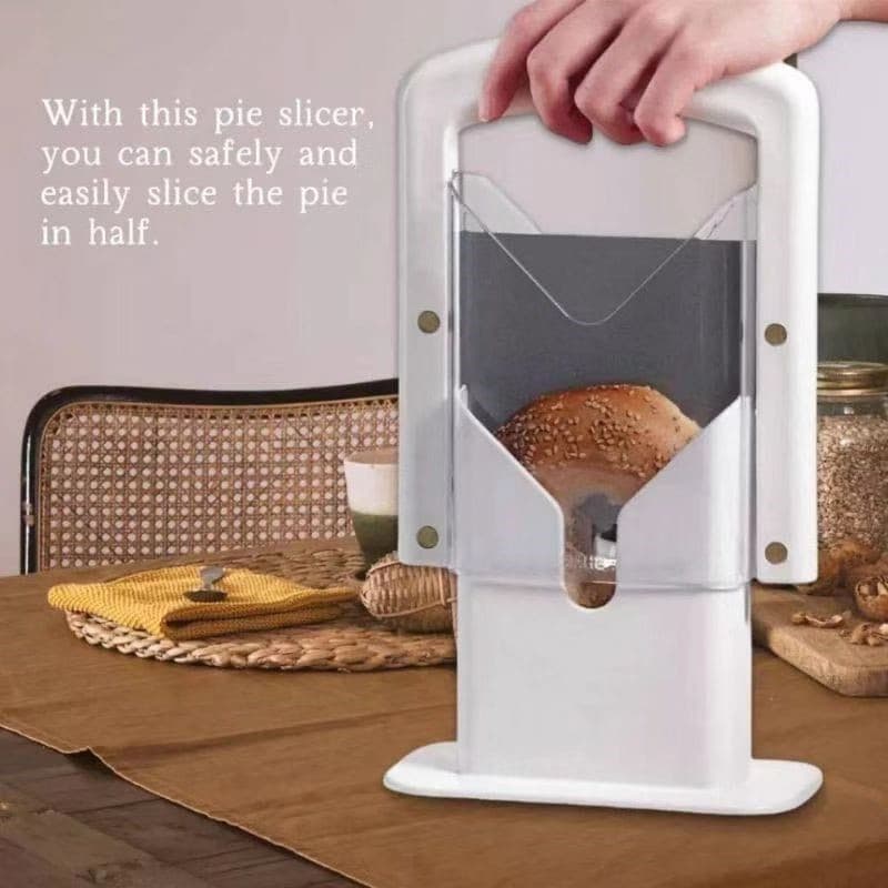 Cross-Border New Product Bagel Guillotine Slicer Toast Bread Slicer Bagel Baking Tool