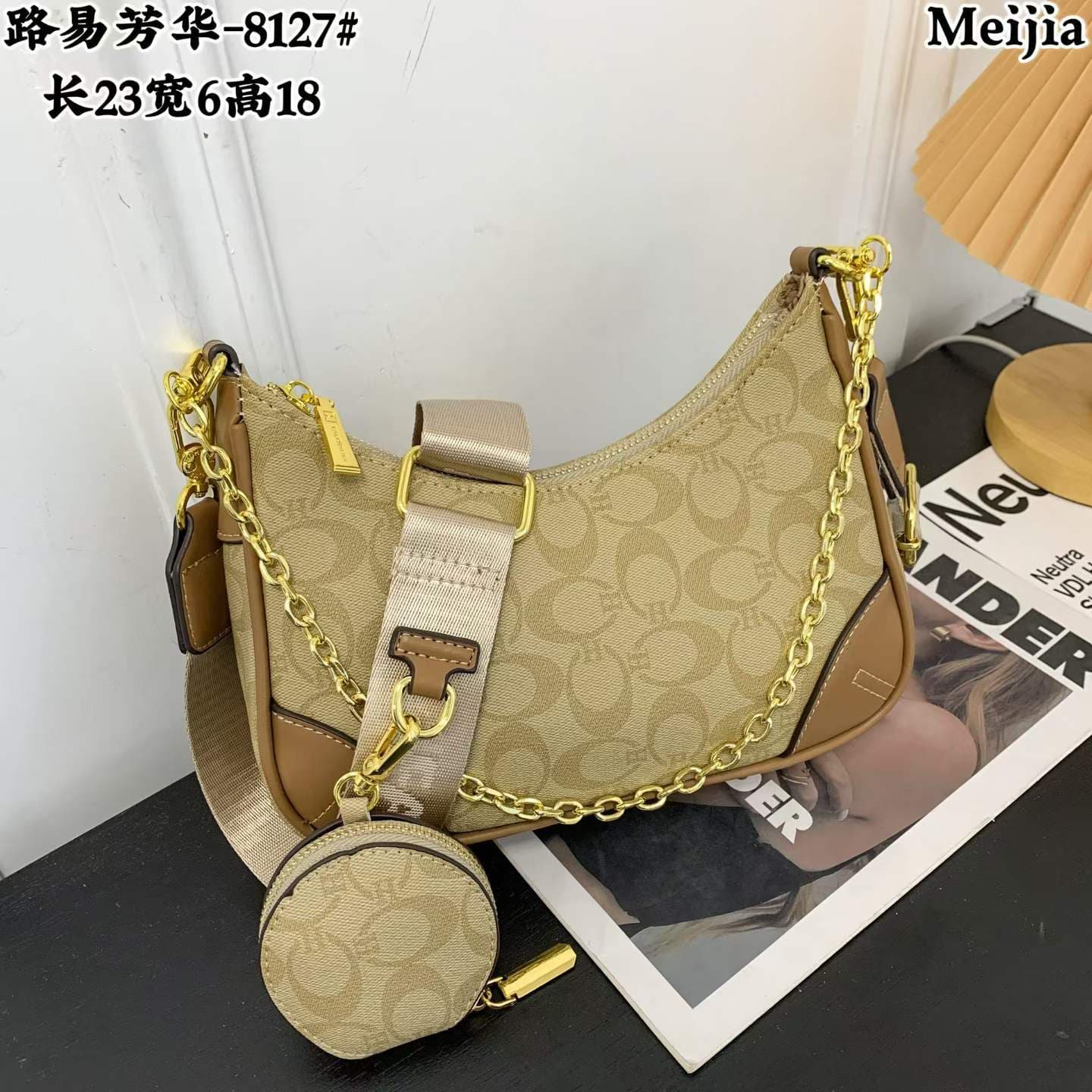 Louis Fanghua cross-border best-selling women's bag 2026 new letter printed shoulder crossbody bag handbag bags wholesale