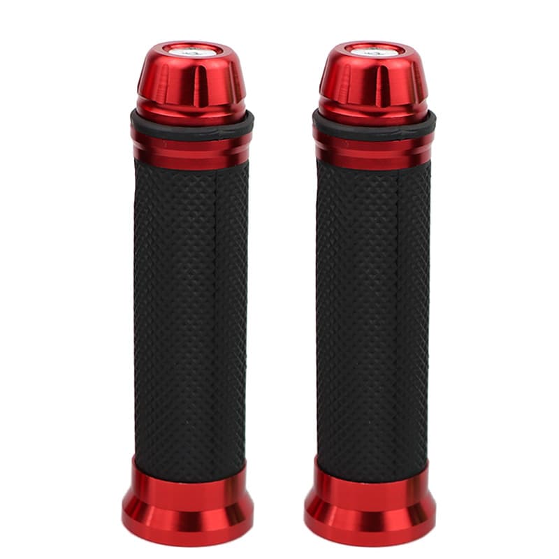 Motorcycle Handlebar Grips Rubber Aluminum Alloy Handlebar Rubber Motorcycle Modification Accessories Handlebar Grip Covers
