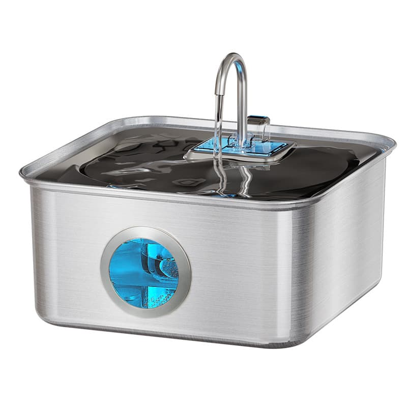Pet Stainless Steel Water Dispenser Smart Cat and Dog Fountain Water Feeder Automatic Cat Drinking Water Pet Products Manufacturer