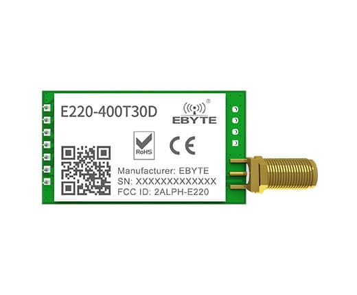 LoRa Module SX1262/1278 Chip 433M Wireless Serial Data Transmission Long Distance Anti-Interference LLCC68