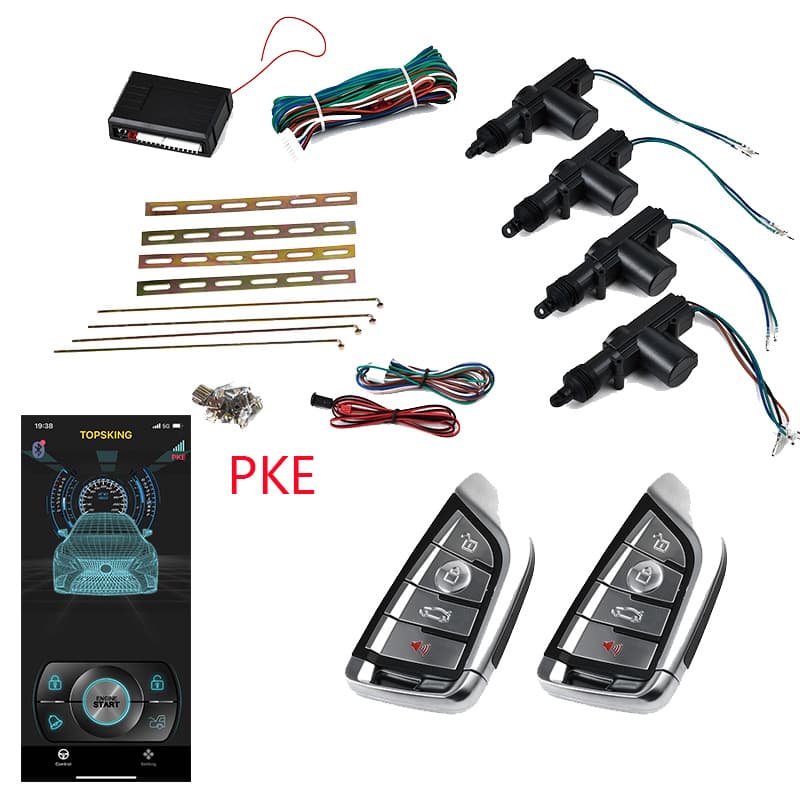 Central Locking 12V Car Remote Control Central Locking System Keyless Entry Motor System Can Connect to Turn Signal Lights