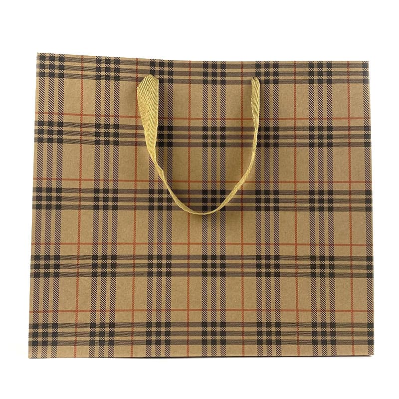 In Stock Wholesale Kraft Paper Bags Gift Packaging Bags Clothing Store Handbags Tea Shopping Bags Cigarette Paper Bags