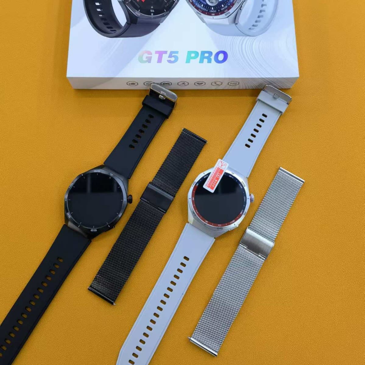 GT5 Pro Smart Watch with Calling, Heart Rate, ECG, Health Monitoring