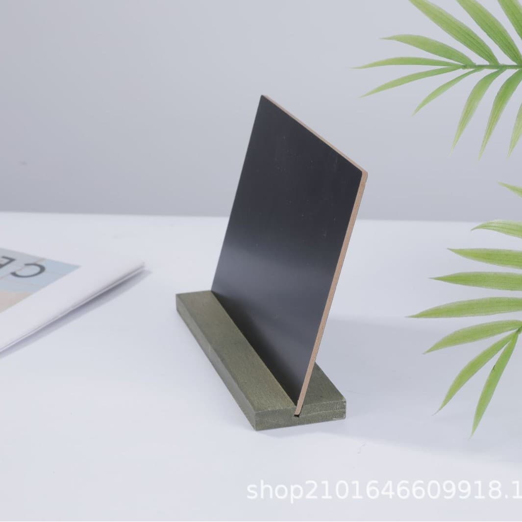 Manufacturer processing desktop small blackboard label boards for buffet menus/fruit store price tags