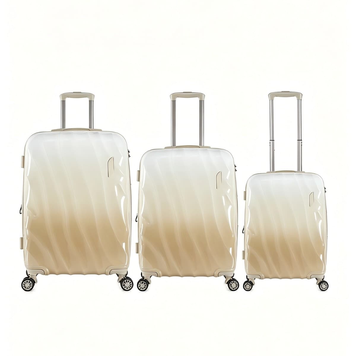 ABS hard shell trolley case gradient color universal wheel suitcase men's and women's fashionable lightweight boarding case password suitcase